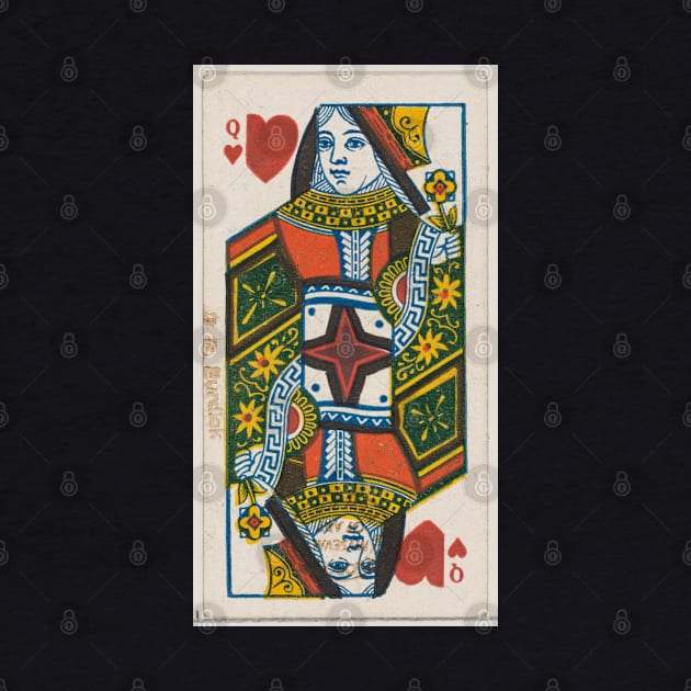 Queen of Hearts Playing Card by EmoteYourself